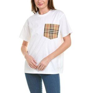 Burberry Womens  T-Shirt, White